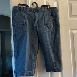 Lee Jeans Capri Comfort Waistband Stretch 14P